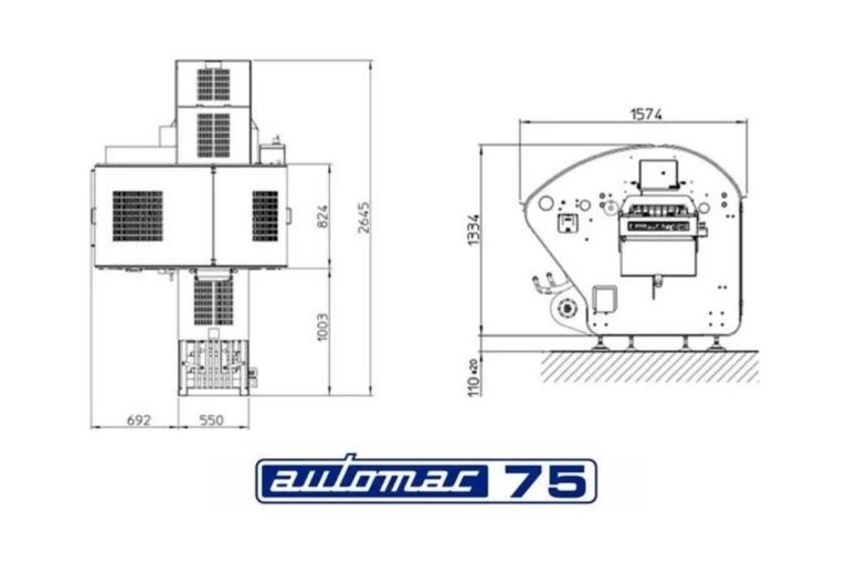 Automac 75 Teixpac medidas