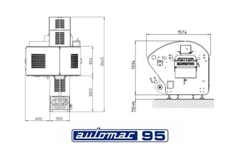 Automac 95 Teixpac medidas