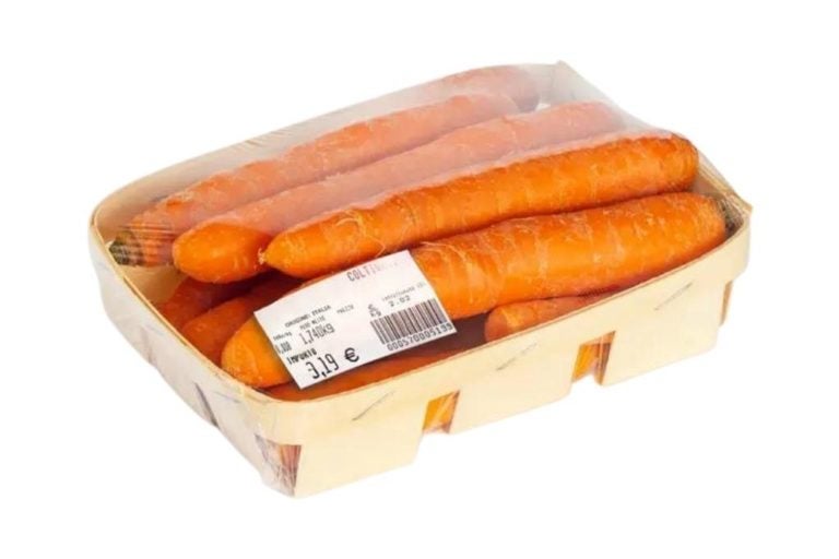 Elixa Libra Teixpac embalagem cenoura