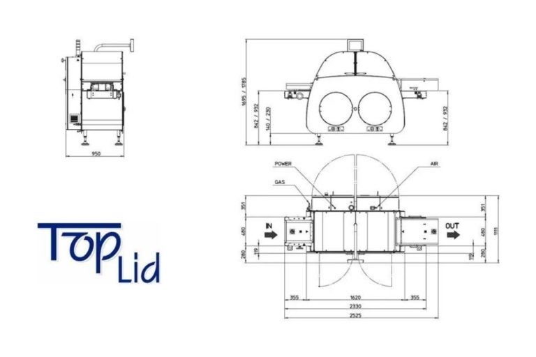 TopLid Teixpac medidas
